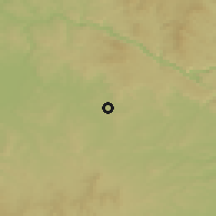 Shaded relief of the 50 km around Raab, drawn from the GMTED2010 grid