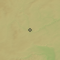 Shaded relief of the 50 km around Raabs an der Thaya, drawn from the GMTED2010 grid