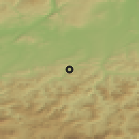 Shaded relief of the 50 km around Rabenstein an der Pielach, drawn from the GMTED2010 grid