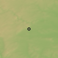 Shaded relief of the 50 km around Retz, drawn from the GMTED2010 grid