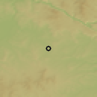 Shaded relief of the 50 km around Riedau, drawn from the GMTED2010 grid