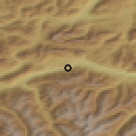 Shaded relief of the 51 km around Rietz, drawn from the GMTED2010 grid