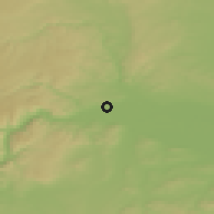 Shaded relief of the 50 km around Rohrendorf bei Krems, drawn from the GMTED2010 grid
