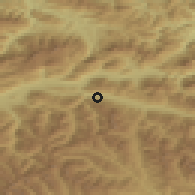 Shaded relief of the 51 km around Rottenmann, drawn from the GMTED2010 grid