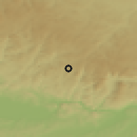 Shaded relief of the 50 km around Sankt Georgen am Walde, drawn from the GMTED2010 grid