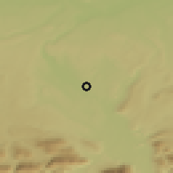 Shaded relief of the 50 km around Sankt Georgen bei Salzburg, drawn from the GMTED2010 grid
