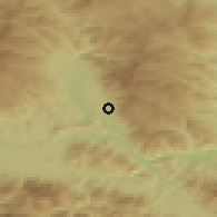 Shaded relief of the 51 km around Sankt Georgen im Lavanttal, drawn from the GMTED2010 grid