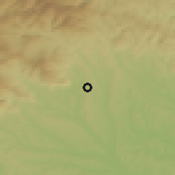 Shaded relief of the 51 km around Sankt Johann in der Haide, drawn from the GMTED2010 grid