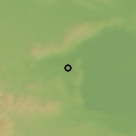 Shaded relief of the 50 km around Sankt Margarethen im Burgenland, drawn from the GMTED2010 grid
