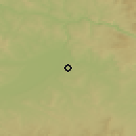 Shaded relief of the 50 km around Sankt Marienkirchen bei Schärding, drawn from the GMTED2010 grid
