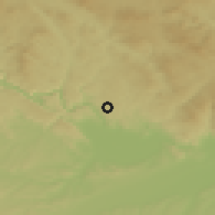 Shaded relief of the 50 km around Sankt Martin im Mühlkreis, drawn from the GMTED2010 grid