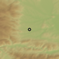 Shaded relief of the 51 km around Sankt Martin im Sulmtal, drawn from the GMTED2010 grid