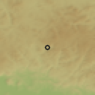 Shaded relief of the 50 km around Sankt Oswald bei Freistadt, drawn from the GMTED2010 grid