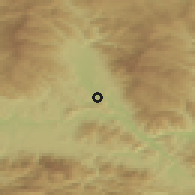 Shaded relief of the 51 km around Sankt Paul im Lavanttal, drawn from the GMTED2010 grid