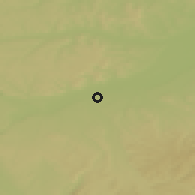 Shaded relief of the 50 km around Sankt Peter am Hart, drawn from the GMTED2010 grid