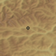 Shaded relief of the 51 km around Sankt Peter am Kammersberg, drawn from the GMTED2010 grid