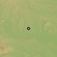 Shaded relief of the 51 km around Sankt Peter am Ottersbach, drawn from the GMTED2010 grid