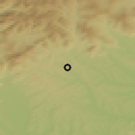 Shaded relief of the 51 km around Sankt Ruprecht an der Raab, drawn from the GMTED2010 grid