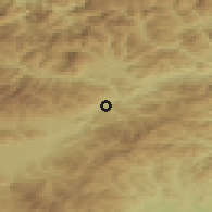Shaded relief of the 51 km around Sankt Stefan ob Leoben, drawn from the GMTED2010 grid
