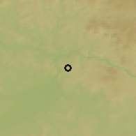 Shaded relief of the 50 km around Schardenberg, drawn from the GMTED2010 grid