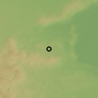 Shaded relief of the 50 km around Schattendorf, drawn from the GMTED2010 grid