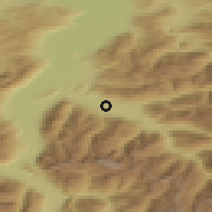 Shaded relief of the 51 km around Schlins, drawn from the GMTED2010 grid