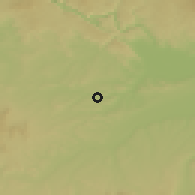 Shaded relief of the 50 km around Schlüßlberg, drawn from the GMTED2010 grid