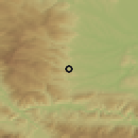 Shaded relief of the 51 km around Schwanberg, drawn from the GMTED2010 grid