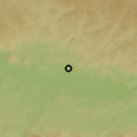 Shaded relief of the 50 km around Schwertberg, drawn from the GMTED2010 grid