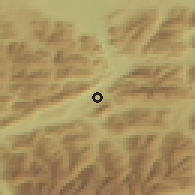 Shaded relief of the 51 km around Schwoich, drawn from the GMTED2010 grid