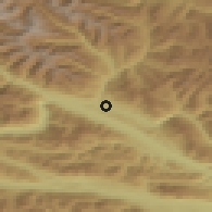 Shaded relief of the 51 km around Seeboden, drawn from the GMTED2010 grid