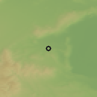 Shaded relief of the 50 km around Siegendorf, drawn from the GMTED2010 grid