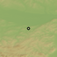 Shaded relief of the 50 km around Sieghartskirchen, drawn from the GMTED2010 grid