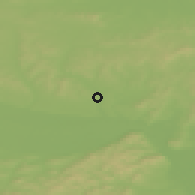 Shaded relief of the 50 km around Sierndorf, drawn from the GMTED2010 grid