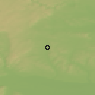 Shaded relief of the 50 km around Sitzendorf an der Schmida, drawn from the GMTED2010 grid