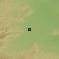 Shaded relief of the 50 km around Sollenau, drawn from the GMTED2010 grid