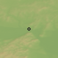 Shaded relief of the 50 km around Spillern, drawn from the GMTED2010 grid