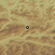 Shaded relief of the 51 km around Spital am Pyhrn, drawn from the GMTED2010 grid