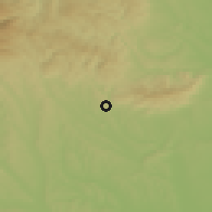 Shaded relief of the 51 km around Stadtschlaining, drawn from the GMTED2010 grid