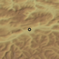 Shaded relief of the 51 km around Stainach, drawn from the GMTED2010 grid