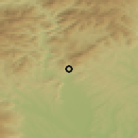 Shaded relief of the 51 km around Stattegg, drawn from the GMTED2010 grid