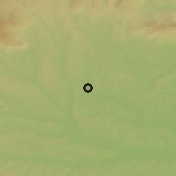 Shaded relief of the 51 km around Stegersbach, drawn from the GMTED2010 grid