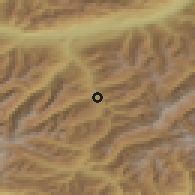 Shaded relief of the 51 km around Steinach am Brenner, drawn from the GMTED2010 grid