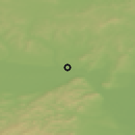 Shaded relief of the 50 km around Stockerau, drawn from the GMTED2010 grid