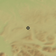 Shaded relief of the 50 km around Straßwalchen, drawn from the GMTED2010 grid