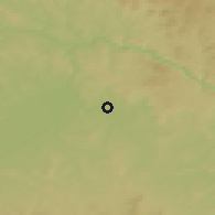 Shaded relief of the 50 km around Taufkirchen an der Pram, drawn from the GMTED2010 grid