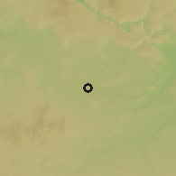 Shaded relief of the 50 km around Taufkirchen an der Trattnach, drawn from the GMTED2010 grid