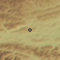Shaded relief of the 51 km around Techelsberg am Wörther See, drawn from the GMTED2010 grid