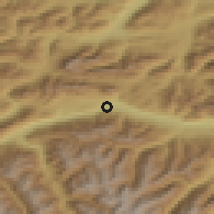 Shaded relief of the 51 km around Telfs, drawn from the GMTED2010 grid
