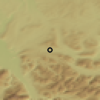 Shaded relief of the 50 km around Thalgau, drawn from the GMTED2010 grid